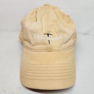 Telluride Colorado Yellow Baseball Hat Cap OS Adjustable